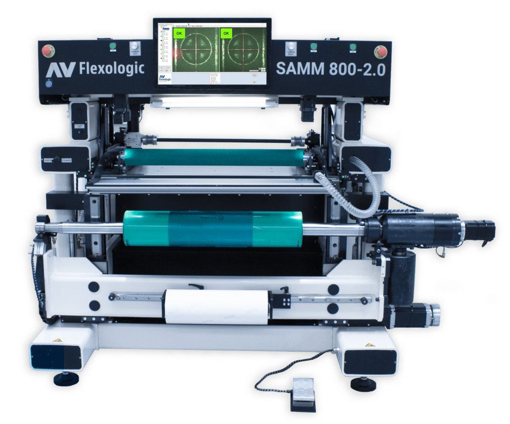 SAMM 800 2.0, Flexo Plate Mounting Machine